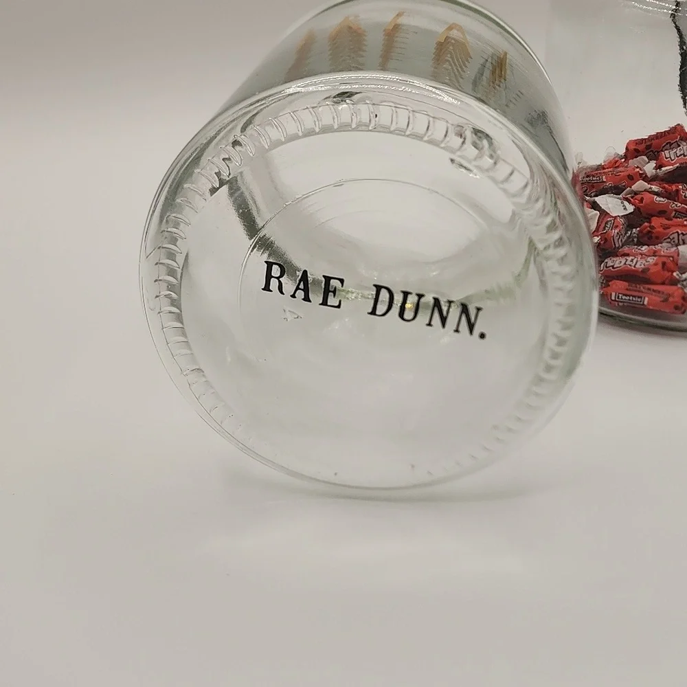 RAE DUN Glass Treat Jar Set with Gold Accents